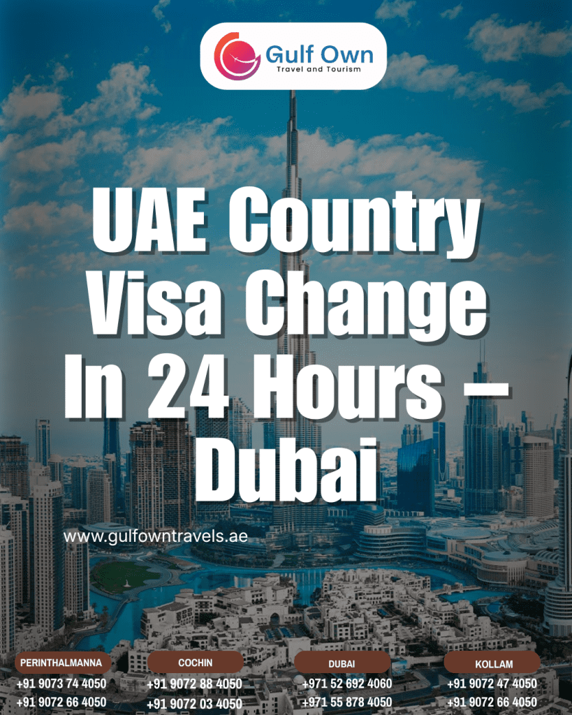 UAE Country Visa Change In 24 Hours – Dubai